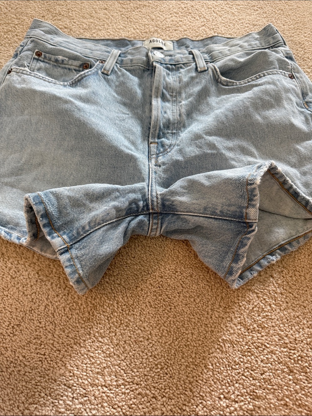 Agolde Parker Long Jean Short Twister Size 28 - Picture 11 of 13